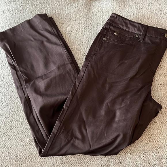 Dress Barn Pants - Straight Leg Chocolate Brown Pants
